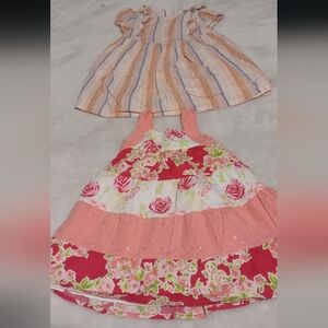 Floral and Striped Dresses for Kids